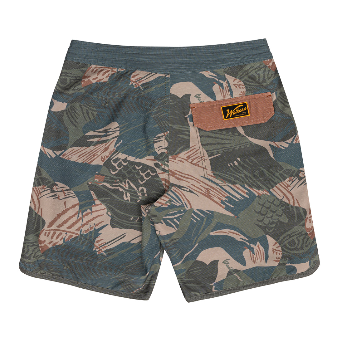 Hawaiian Brushstroke Cruiser Shorts
