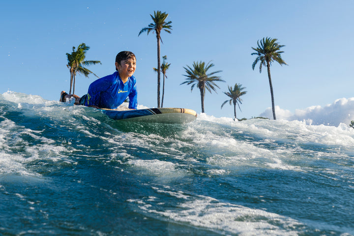 Children's Blue Long Sleeve Rashguard